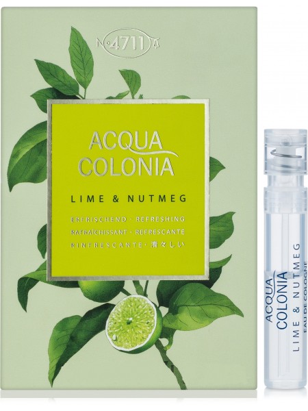 Maurer & Wirtz 4711 Acqua Colonia Lime & Nutmeg пробник 1 мл