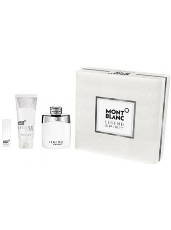 Montblanc Legend Spirit Подарочный набор (туалетная вода 100 мл + миниатюра 15 мл + лосьон после бритья 100 мл)