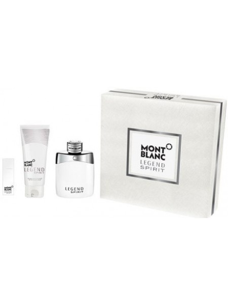 Montblanc Legend Spirit Подарочный набор (туалетная вода 100 мл + миниатюра 15 мл + лосьон после бритья 100 мл)