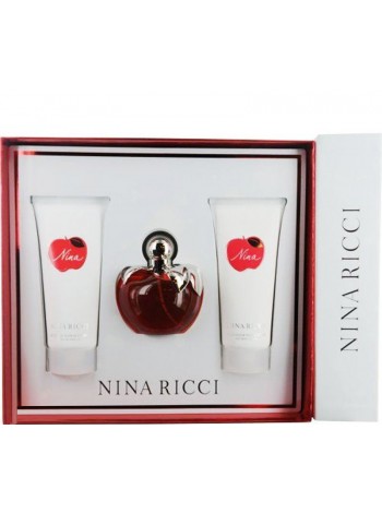 Nina Ricci Nina Подарочный набор (туалетная вода 50 мл + лосьон для тела 50 мл + гель для душа 50 мл)