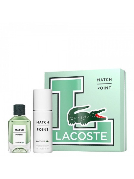 Lacoste Match Point Подарочный набор (туалетная вода 100 мл + дезодорант-спрей 150 мл)