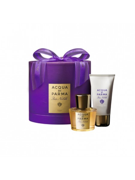 Acqua di Parma Iris Nobile Подарочный набор (миниатюра 5 мл + крем для тела 20 мл)