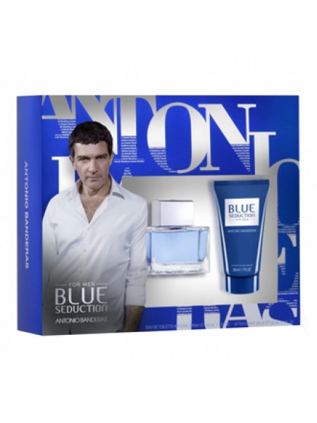 Antonio Banderas Blue Seduction for Men Подарочный набор (туалетная вода 50 мл + бальзам после бритья 50 мл)
