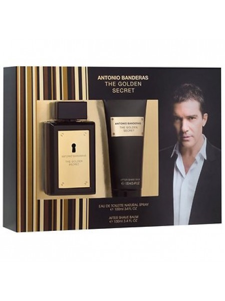 Antonio Banderas The Golden Secret Подарочный набор (туалетная вода 100 мл + бальзам после бритья 100 мл)