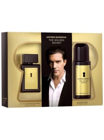 Antonio Banderas The Golden Secret Подарочный набор (туалетная вода 100 мл + дезодорант спрей 150 мл)