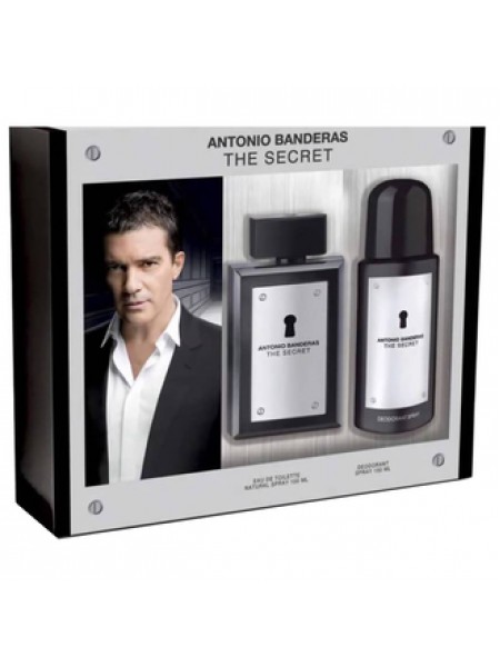 Antonio Banderas The Secret Подарочный набор (туалетная вода 100 мл + дезодорант-спрей 150 мл)