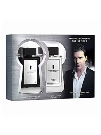 Antonio Banderas The Secret Подарочный набор (туалетная вода 100 мл + лосьон после бритья 100 мл)
