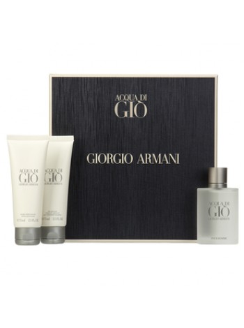 Armani Acqua di Gio Pour Homme Подарочный набор (туалетная вода 50 мл + гель для душа 75 мл + бальзам после бритья 75 мл)