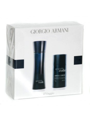 Armani Code Pour Homme Подарочный набор (туалетная вода 75 мл + стиковый дезодорант 75 мл)