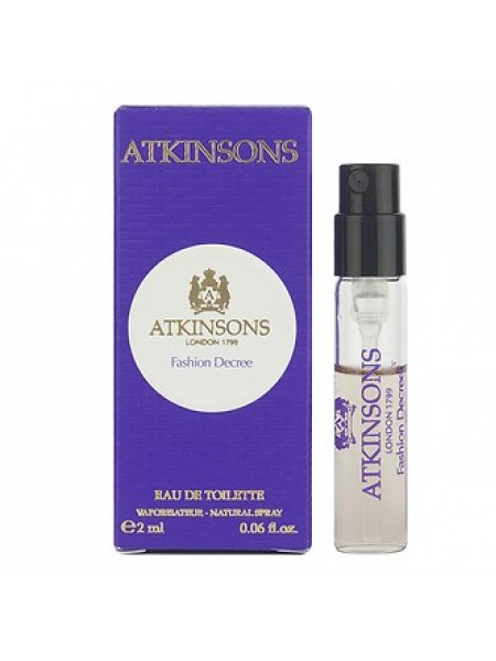Atkinsons Fashion Decree Woman пробник 2 мл