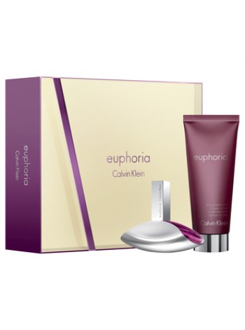 Calvin Klein Euphoria Подарочный набор (парфюмированная вода 100 мл + лосьон для тела 100 мл)