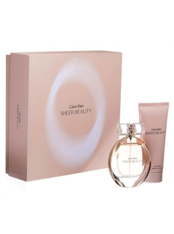 Calvin Klein Sheer Beauty Подарочный набор (туалетная вода 100 мл + лосьон для тела 100 мл)