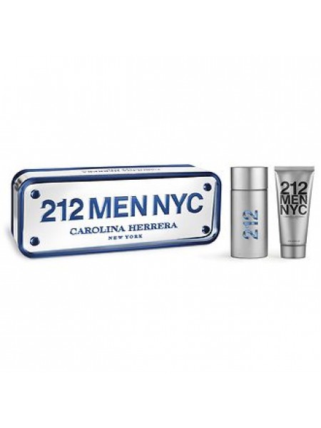 Carolina Herrera 212 Men Подарочный набор (туалетная вода 100 мл + лосьон после бритья 100 мл)