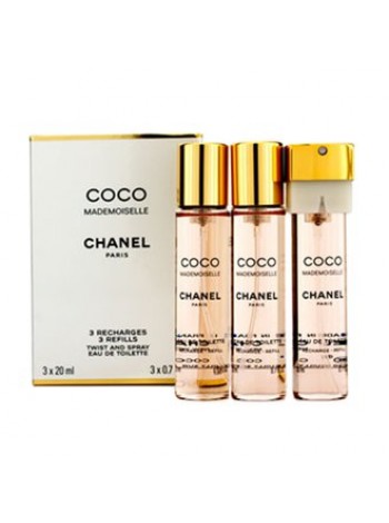 Chanel Coco Mademoiselle Eau de Toilette туалетная вода 3x20 мл