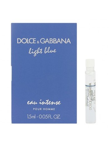 D&G Light Blue Eau Intense Pour Homme пробник 1.5 мл