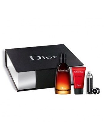 Dior Fahrenheit Подарочный набор (туалетная вода 50 мл + гель для душа 50 мл + миниатюра 10 мл)