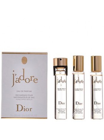 Dior J'adore Eau de Parfum запасной флакон (парфюмированная вода) 3х20 мл