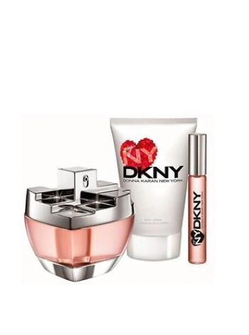 DKNY My NY Подарочный набор (миниатюра 10 мл + парфюмированная вода 100 мл + лосьон для тела 100 мл)