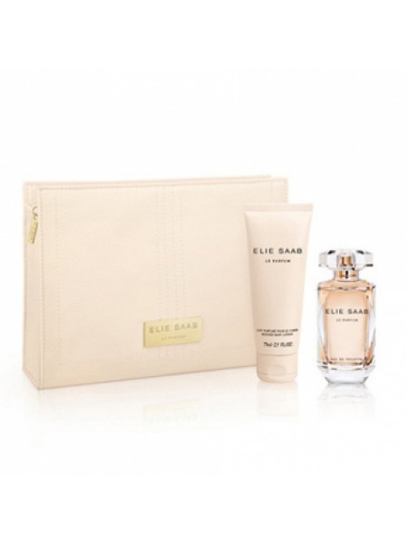 Elie Saab Le Parfum Подарочный набор (парфюмированная вода 50 мл + лосьон для тела 75 мл + сумочка)