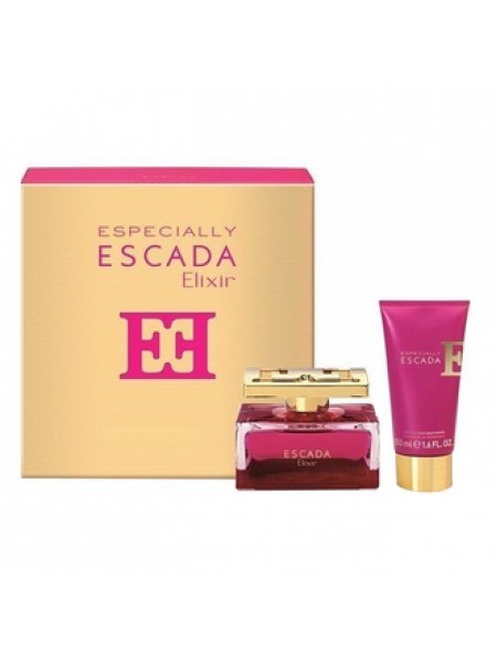 Escada Especially Escada Elixir Подарочный набор (парфюмированная вода 75 мл + лосьон для тела 50 мл)