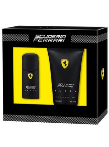 Ferrari Scuderia Black Подарочный набор (туалетная вода 30 мл + гель для душа 150 мл)