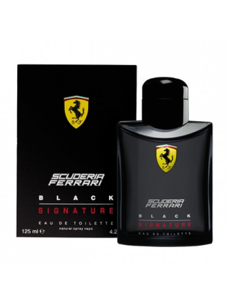 Ferrari Scuderia Black Signature туалетная вода 125 мл