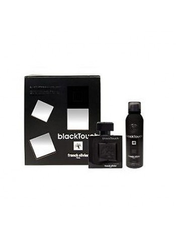 Franck Olivier Black Touch Подарочный набор (туалетная вода 100 мл + дезодорант-спрей 200 мл)