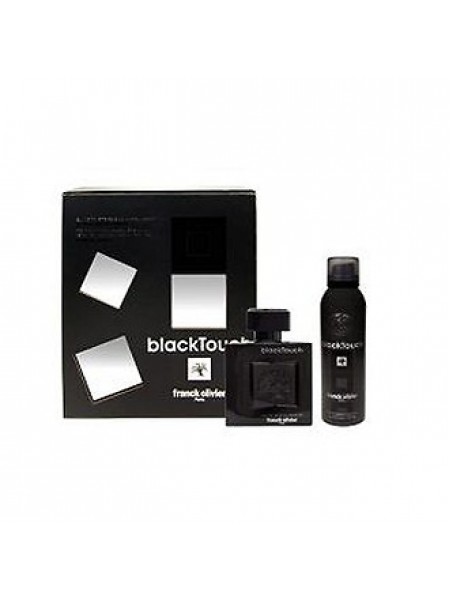 Franck Olivier Black Touch Подарочный набор (туалетная вода 100 мл + дезодорант-спрей 200 мл)