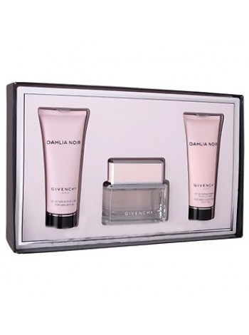 Givenchy Dahlia Noir Eau De Parfum Подарочный набор (парфюмированная вода 75 мл + лосьон для тела 75 мл + гель для душа 75 мл)