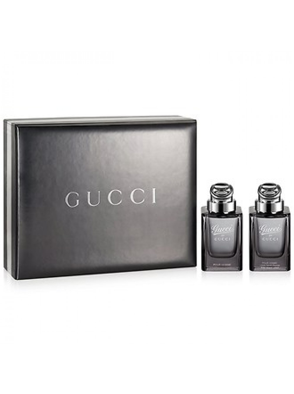 Купить Gucci by Gucci Pour Homme Подарочный набор (туалетная вода 90 мл +  лосьон после бритья 90 мл) в интернет-магазине парфюмерии Intense по лучшей  цене