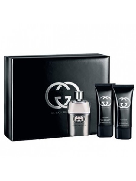 Gucci Guilty Pour Homme Подарочный набор (туалетная вода 50 мл + шампунь 50 мл)