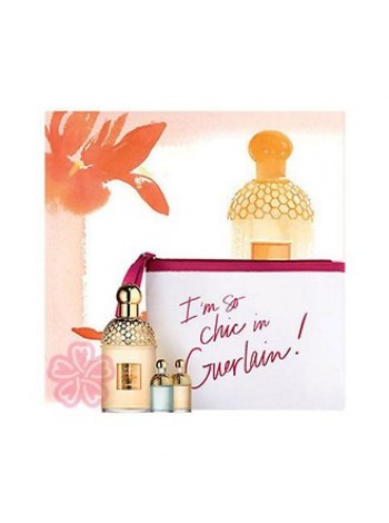 Guerlain Aqua Allegoria Pamplelune Подарочный набор (туалетная вода 125 мл + миниатюра 7.5 + миниатюра Teazzurra 7.5 + сумка)