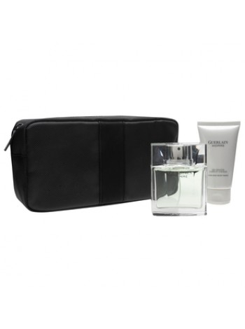 Guerlain Homme Подарочный набор (туалетная вода 80 мл + гель для душа 75 мл + косметичка)