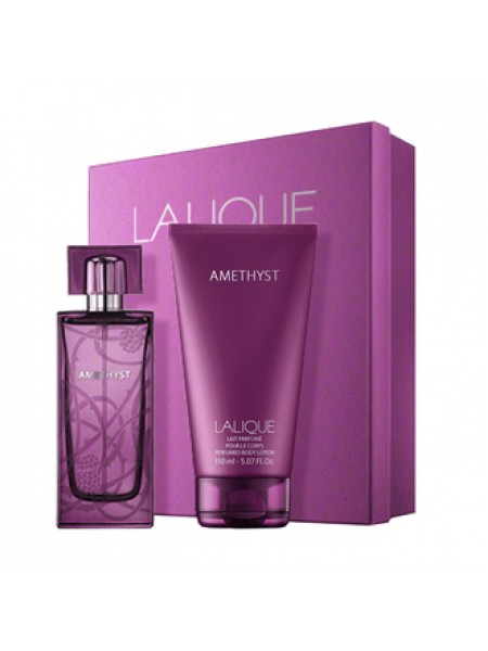 Lalique Amethyst Подарочный набор (парфюмированная вода 50 мл + лосьон для тела 150 мл)