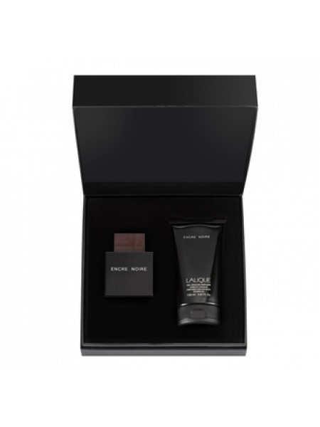 Lalique Encre Noire for Men Подарочный набор (туалетная вода 100 мл + гель для душа 150 мл)