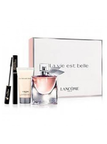 Lancome La Vie Est Belle Подарочный набор (парфюмированная вода 30 мл + лосьон для тела 50 мл + тушь для ресниц Hypnose 2 мл)