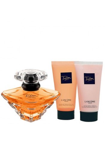 Lancome Tresor Набор (парфюмированная вода 30 мл + лосьон для тела 50 мл + гель для душа 50 мл)