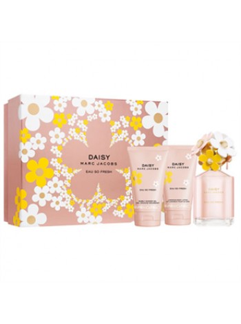 Marc Jacobs Daisy Eau So Fresh Подарочный набор (туалетная вода 75 мл + лосьон для тела 75 мл + гель для душа 75 мл)