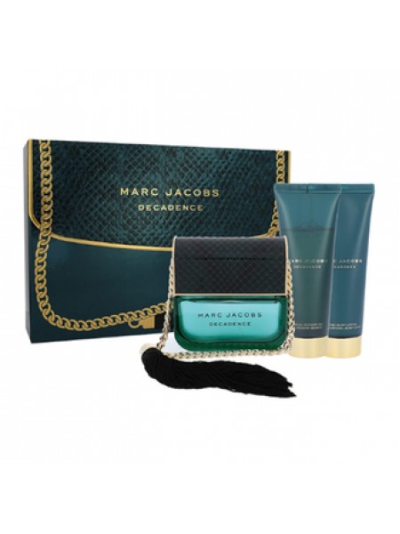 Marc Jacobs Decadence Подарочный набор (парфюмированная вода 100 мл + лосьон для тела 75 мл + гель для душа 75 мл)