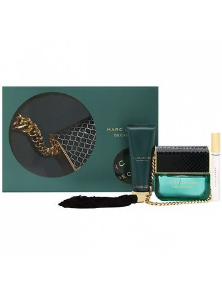 Marc Jacobs Decadence Подарочный набор (парфюмированная вода 100 мл +  лосьон для тела 75 мл + ручка-роллер 10 мл)