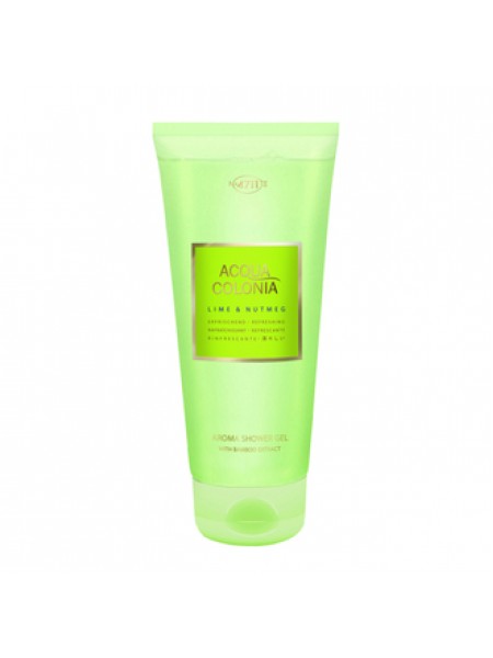 Maurer & Wirtz 4711 Acqua Colonia Lime & Nutmeg гель для душа 200 мл