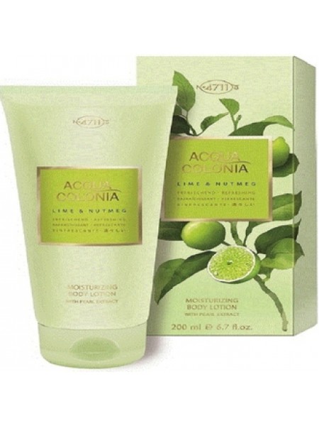 Maurer & Wirtz 4711 Acqua Colonia Lime & Nutmeg лосьон для тела 200 мл