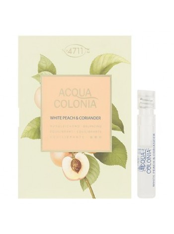 Maurer & Wirtz 4711 Acqua Colonia White Peach & Coriander пробник 1 мл