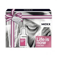 Mexx Life is Now for Her Подарочный набор (туалетная вода 15 мл + лосьон для тела 50 мл)