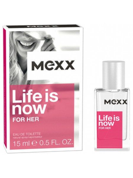 Mexx Life is Now for Her туалетная вода 15 мл