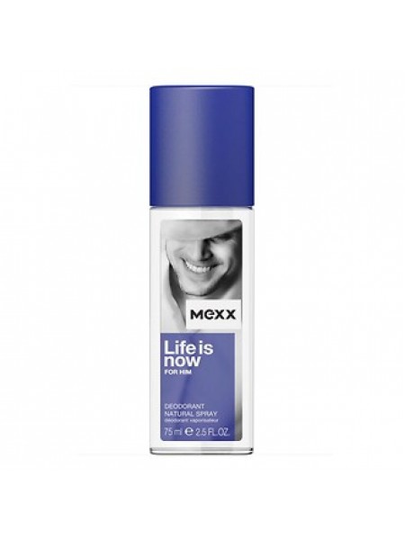 Mexx Life is Now for Him дезодорант-спрей 75 мл