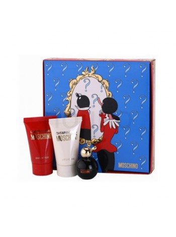 Moschino Cheap and Chic Подарочный набор (миниатюра 5 мл + лосьон для тела 25 мл + гель для душа 25 мл)