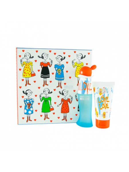 Moschino Cheap & Chic I Love Love Подарочный набор (туалетная вода 30 мл + лосьон для тела 50 мл)
