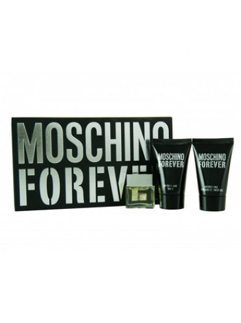 Moschino Forever Подарочный набор (туалетная вода 4.5 мл + гель для душа 25 мл + бальзам после бритья 25 мл)