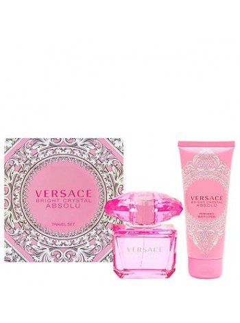 Versace Bright Crystal Absolu подарочный набор (парфюмированная вода 90 мл + лосьон для тела 100 мл)